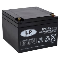 AKUM. STAC. Landport LP12-26 Vds 12V 26Ah T12