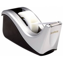 Stalak za lepljivu traku C60ST + 1x magic tape Scotch srebrno-crno ( 05SLS15S )