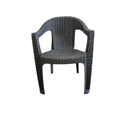 Mobilya stolica behram antracit rattan ( 209010207 )