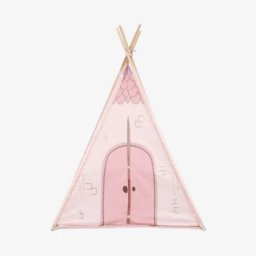 KikkaBoo Drveni šator sa prostirkom Pink House ( KKB10383 )