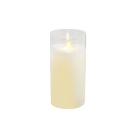 Dekordom Led candle glass cylinder - transparent - 25cm - n53 ( 025056 )
