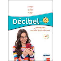 Decibel 3, radna sveska za francuski jezik za 7. razred osnovne škole (QR) Klett