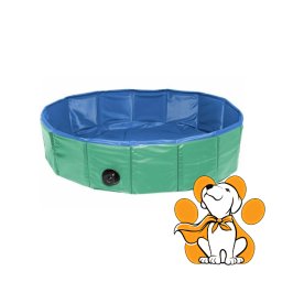 Flamingo Doggy Splash Pool 120x30cm, Bazen Za Pse, Zeleno-Plavi