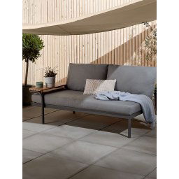 Bastenska sofa LASUND siva