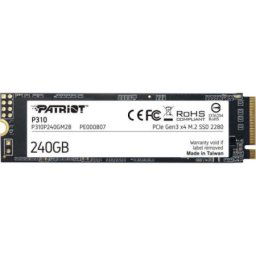 Patriot SSD M.2 NVMe 240GB P310 1700MBs1000MBs P310P240GM28