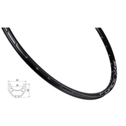 Force felga rim xc basic disk 622x19 36 rupa crna ( 7025791 )