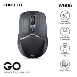 Fantech w605 miš wireless go crni