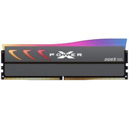 16GB DDR5/6000, SILICON POWER XPOWER Storm RGB Gaming , SP016GXLWU60CFSK, 1.35V, CL36, Gray, XMP3.0 & EXPO, w/RGB Heatsink