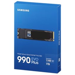 SSD 1TB SAMSUNG 990 EVO Plus, MZ-V9S1T0BW, PCIe 4.0 x4 / 5.0 x2 NVMe™ 2.0, up to 7150/6300 MB/s