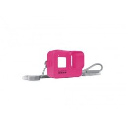 Sleeve + Lanyard (HERO8 Black) Electric Pink ( AJSST-007 )
