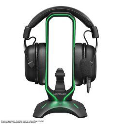 Lc power lc-hub-head-bungee usb3.0 hub with headphone holder & mouse bungee, rgb lighting usb ( 23520 )