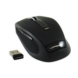 Lc power lc-m800bw 2.4ghz wireless 2000dpi black mouse usb wireless ( 18087 )