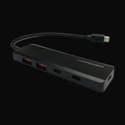 Lc power lc-hub-u3-4-c hub 4port usb3.2 gen2x1 type-c black usb ( 24101 )