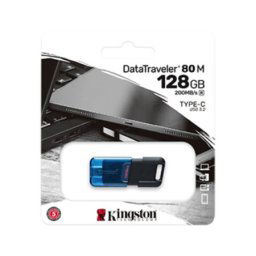Kingston dt80m/128gb type-c usb3.2 data traveler flashdrive 128gb ( 23294 )