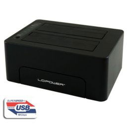 Lc power lc-dock-c usb3.1 gen.2 2.5/3.5" hdd/ssd black hdd docking ( 18397 )