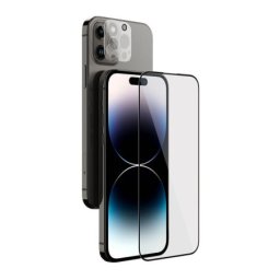 Folija za zastitu ekrana glass nillkin 2u1 hd za iphone 14 pro (6.1) crna ( FL10464 )
