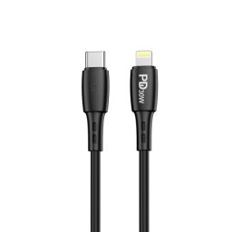 Moxom Usb data kabal mx-cb132 pd 30w type-c na lightning 1m crni ( U2075 )