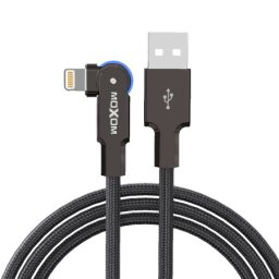 Moxom Usb data kabal mx-cb210 180 rotation 3a lightning 1.2m crni ( U2064 )