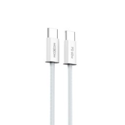 Moxom Usb data kabal mx-cb238 60w type-c na type-c beli ( U2201 )