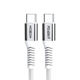 Moxom Usb data kabal mx-cb235 pd 60w type-c na type-c 1m beli ( U2080 )