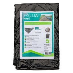 Malč folija crna 20mic 1m x 100m Floris