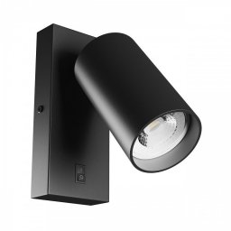 ZIDNA LAMPA 1XGU10 SQUALLA SWITCH CRNA SPECTRUM