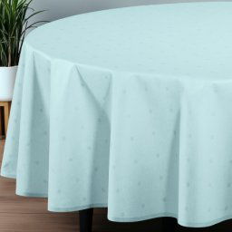 Stolnjak Ovalnog oblika 160x220cm Light blue cube ( VLK0001360-lightbluecube- )
