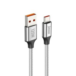 Superior Usb data kabal su-k100 pleteni fast 120w 6a type c 1m srebrni ( U2103 )