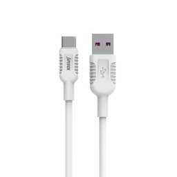 Comicell superior co-bx33 fast 50w 5a type c 1m beli Usb data kabal ( U2007 )