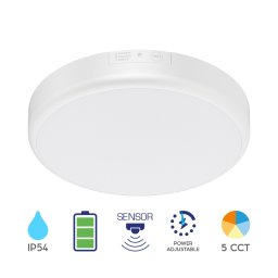 LED plafonjera sa senzorom 5u1 20W sa integrisanom baterijom