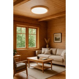LED plafonjera Slim u boji drveta 3u1 (Snaga panela: 36w)