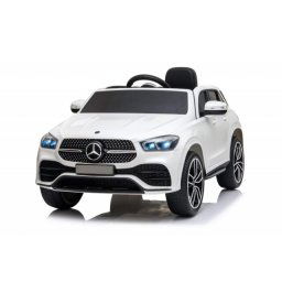 Mercedes GLE 450 AMG - Beli Licencirani Auto na akumulator sa kožnim sedištem i mekim gumama