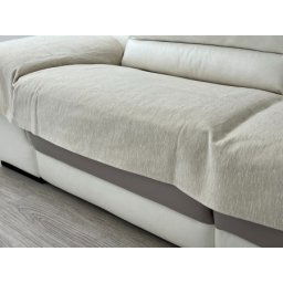 Set 3/1 flekera-prekrivača Chenille Bež boja ( VLK000628-bezboja )