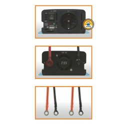 Sinusni naponski pretvarač 500W+USB