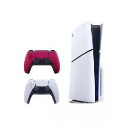 Konzola Sony Playstation 5 PS5 1TB Slim CD/DISC + Dualsense Cosmic Red