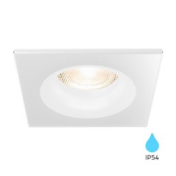 Rozetna za LED sijalice kvadratna TETRA (Boja okvira: BELI)