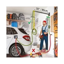 BARKAN EV80WM zidni nosač kabla za punjenje električnih vozila 80cm