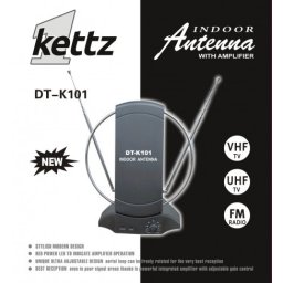 Sobna TV/FM antena Kettz DT-K101 + pojačivač ( 00K101 )