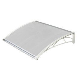 Gutta nadstrešnica za vrata 82x120cm bela baza ploca 6mm prozirna ( 996 )
