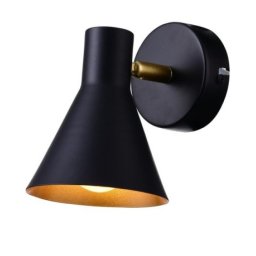 Less Zidna Lampa Mat Crna 1x40W E14 ( 15014 )