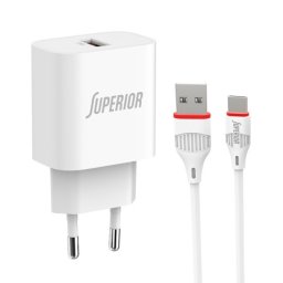 Superior co-ba21a fast qc3.0 18w 3a type c beli Kucni punjac ( P1012 )