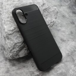 Futrola silikon brushed za iphone 16 plus (6.7) crna ( F118693 )