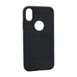 Futrola silikon brushed za iphone x/xs crna ( F67633 )