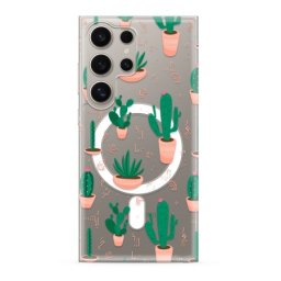 Futrola silikonska print magsafe za samsung s928b galaxy s24 ultra 5g cactus ( F120612 )