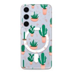 Futrola silikonska print magsafe za samsung s921b galaxy s24 5g cactus ( F120608 )