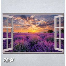 Slike na platnu Pogled na polje lavande Nina649_P