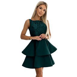 double flared dress with a Numoco lace top