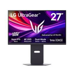 Lg 27g850a-b 27"/ips/3840x2160/480hz fhd, 240hz uhd/1ms gtg/hdmix2,dp, usb/gsync,freesync monitor ( 27g850a-b.Aeu )