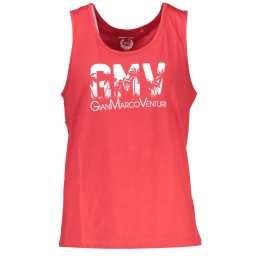 GIAN MARCO VENTURI MEN'S RED TANK TOP