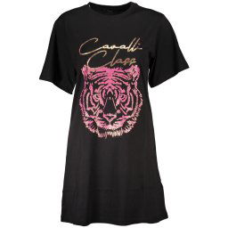 CAVALLI CLASS SHORT SLEEVE T-SHIRT WOMEN BLACK